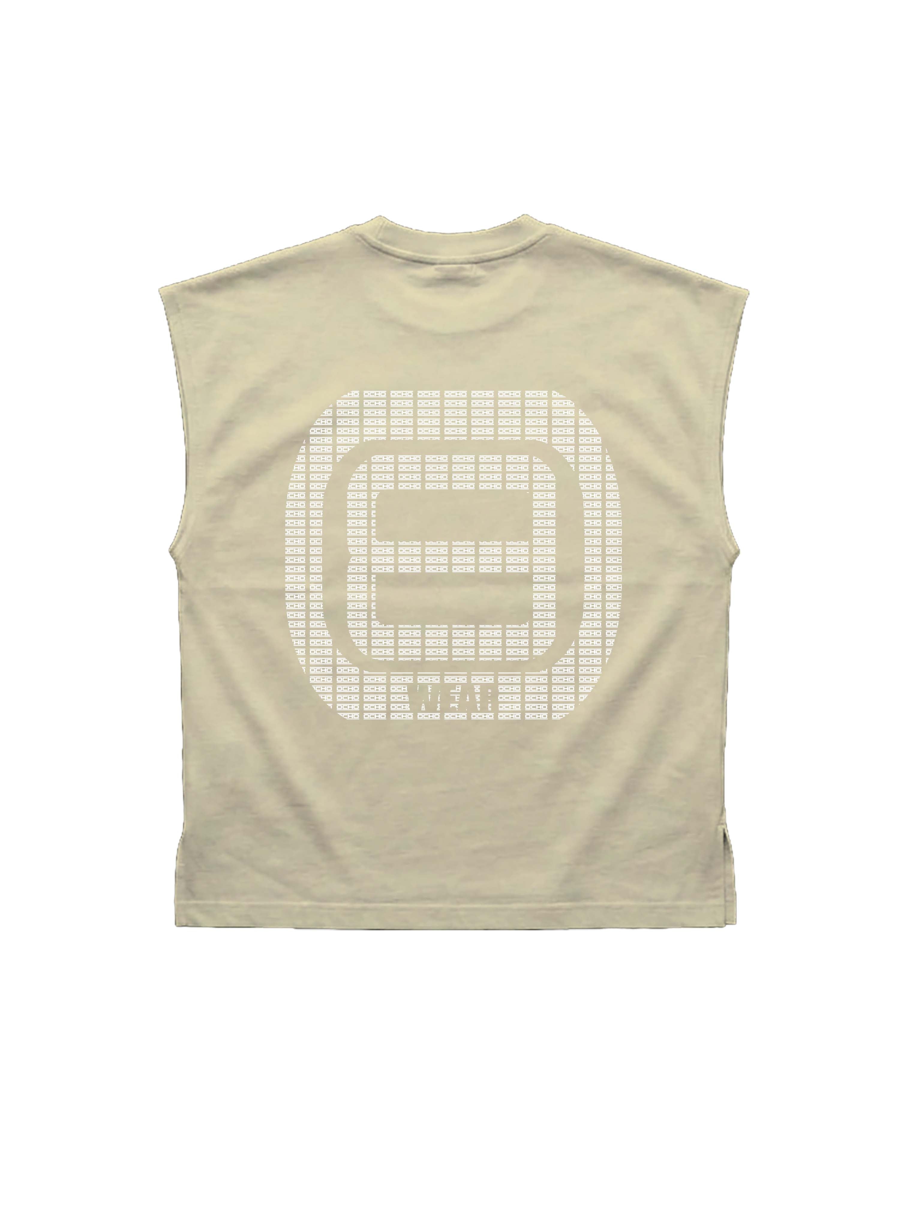 BASIC LOGO BLANCO - SIN MANGAS CAMISETA