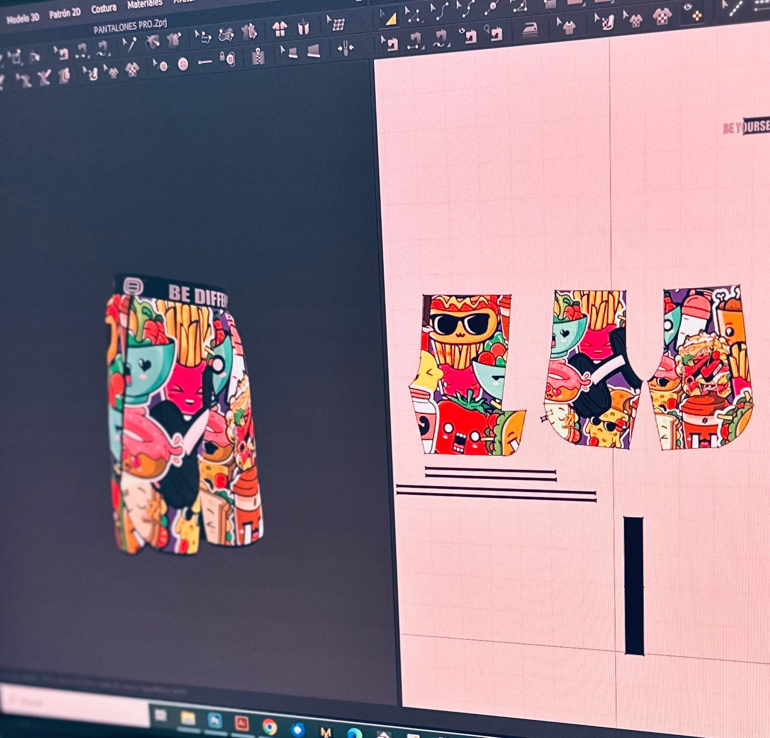 Diseño y personalización de ropa deportiva