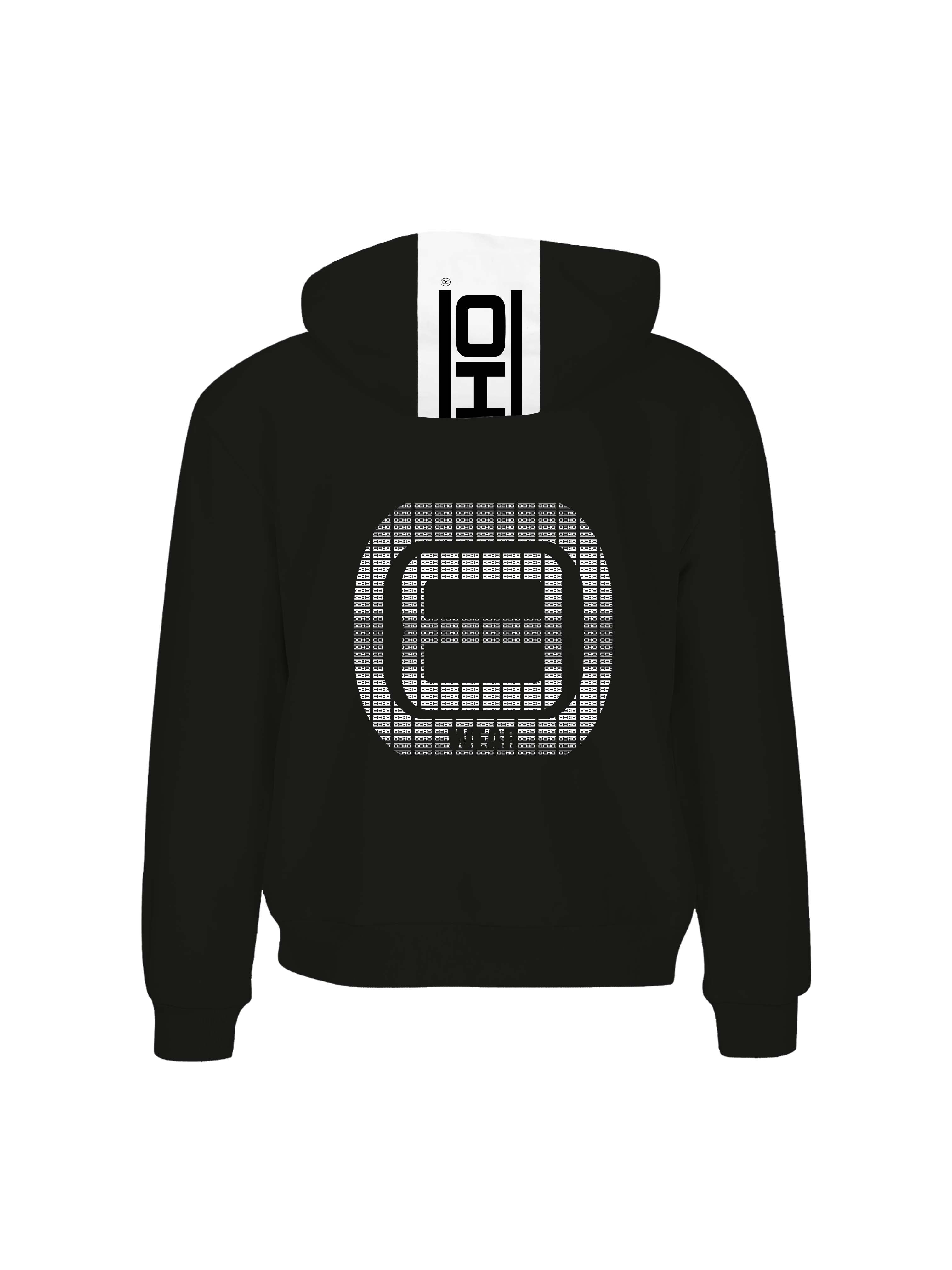 NEGRA-SUDADERA CAPUCHA