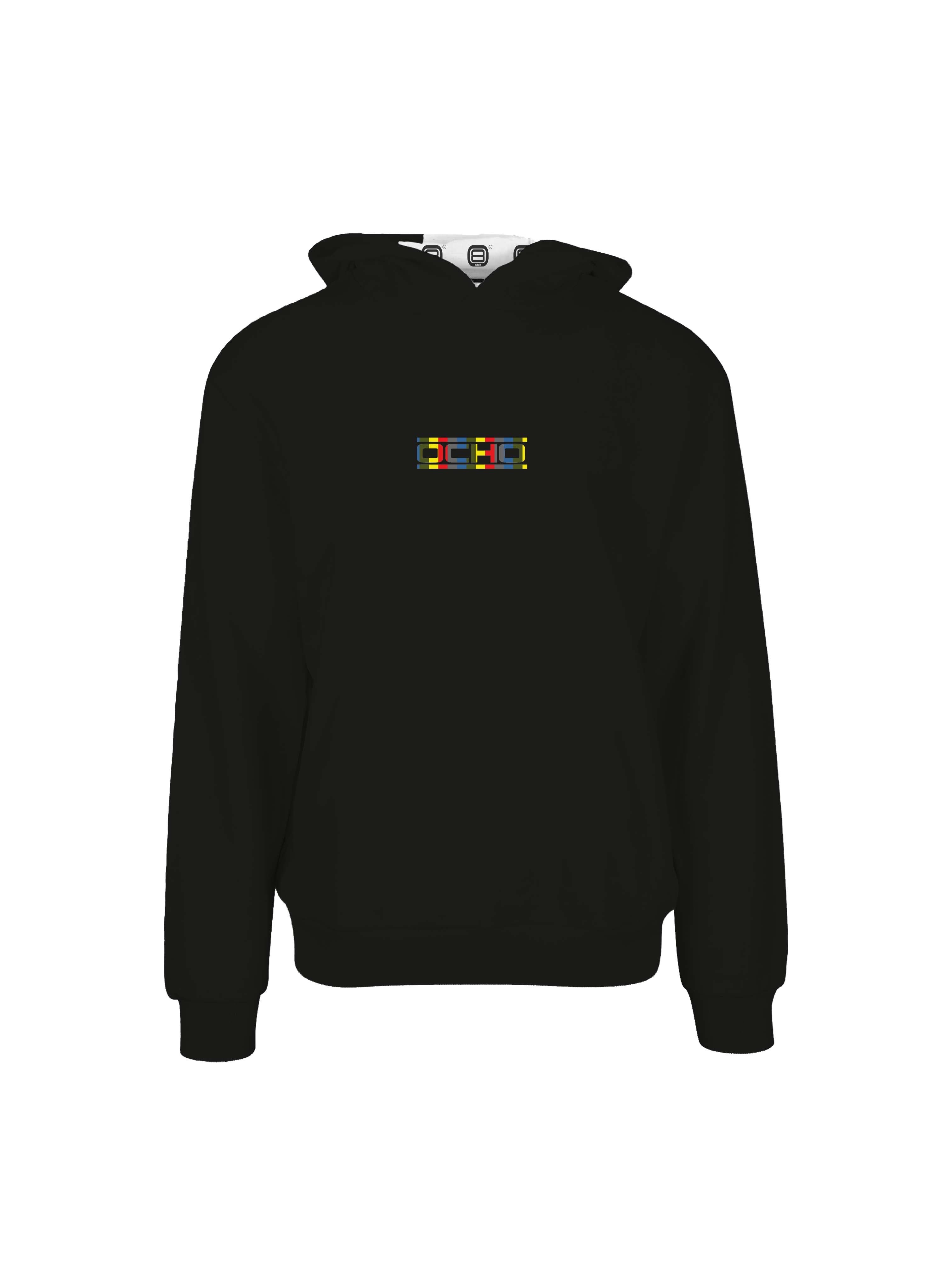 NEGRA-SUDADERA CAPUCHA
