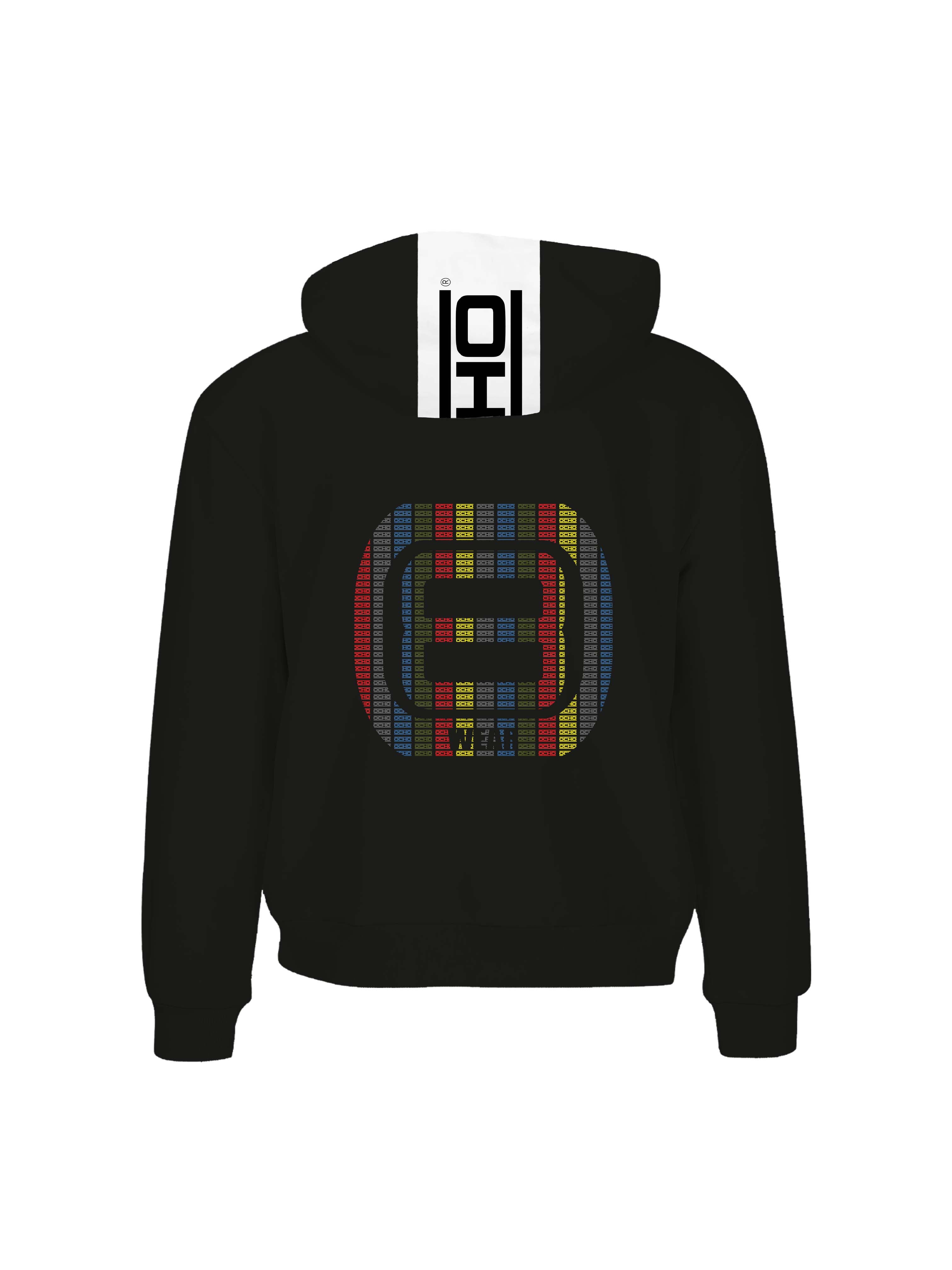 NEGRA-SUDADERA CAPUCHA